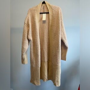Calia by Carrie Underwood boyfriend cardigan. Tan Sherpa. Size XXL.